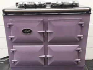 Reconditioned 3 oven Dual Control Electric Aga cooker in Heather