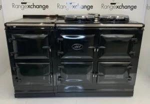 Reconditioned 5 oven Dual Control Electric Aga cooker in Pewter.