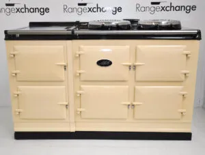 Reconditioned 5 oven Dual Control Electric Aga cooker in Cream