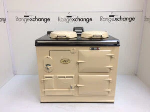 Reconditioned 2 oven oil-fired Classic Edition Aga cooker in Cream