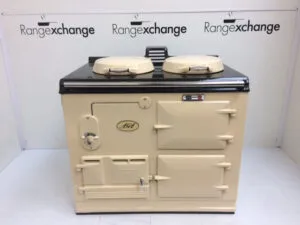 Reconditioned 2 oven gas-fired Classic Edition Aga cooker in Cream