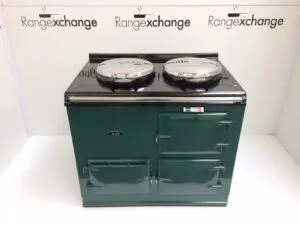 Reconditioned 2 oven 13amp Electric Aga cooker in British Racing Green