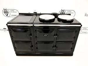 Reconditioned 5 oven Total Control Electric Aga cooker in Black