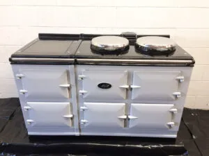 Reconditioned 5 oven Total Control Electric Aga cooker in Pearl Ashes