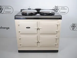 Reconditioned 3 oven eR7 100 Aga cooker in Linen