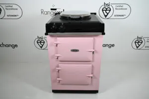 Reconditioned City 60 Electric Aga Cooker in Rose Pink
