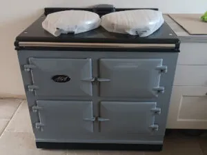 Reconditioned eR7 100 Electric Aga cooker in Dove
