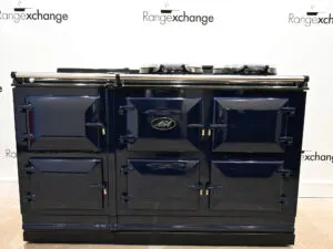 Reconditioned 5 oven Dual Control Electric Aga cooker in Oxford Blue