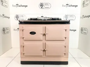 Reconditioned 3 oven Dual Control Electric Aga cooker in Blush