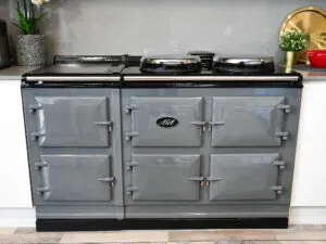Reconditioned 5 oven Dual Control Electric Aga cooker in Slate
