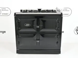 Reconditioned 3 Oven R7 100 Aga cooker in Black