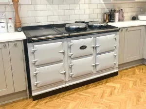 Reconditioned R7 150 Electric Aga cooker in Pearl Ashes