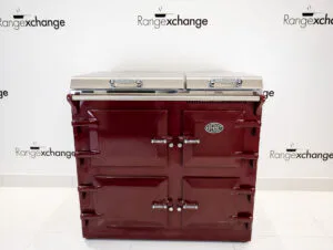 Ex-Display Everhot 100i Electric Cooker in Burgundy