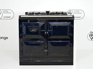 Reconditioned 3 Oven R7 100 Aga cooker in Oxford Blue