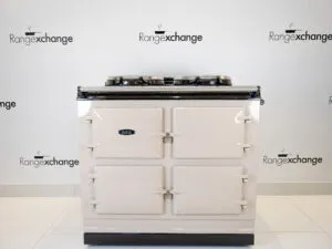 Reconditioned 3 oven Dual Control Electric Aga cooker in Drop Cloth